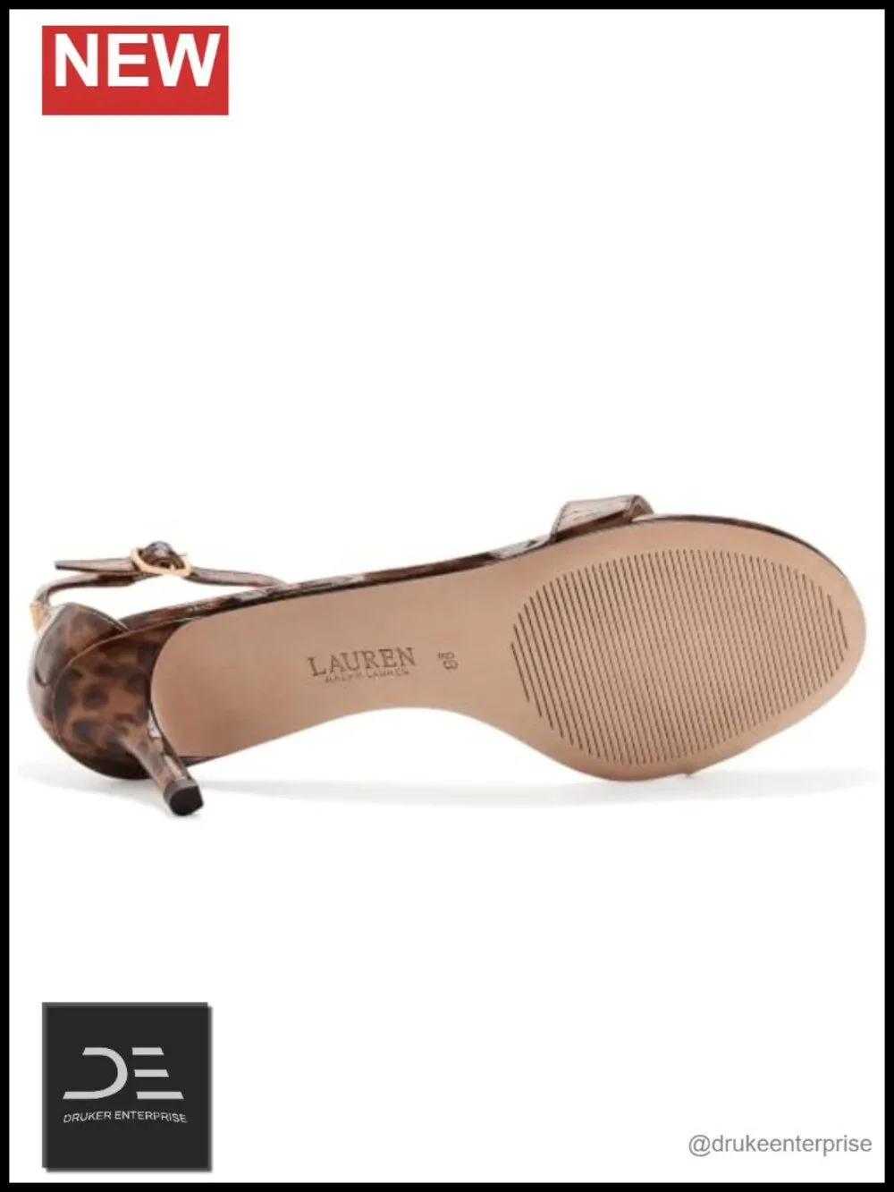 Lauren Ralph Lauren Allie Mid-heel Tortoiseshell Sandals